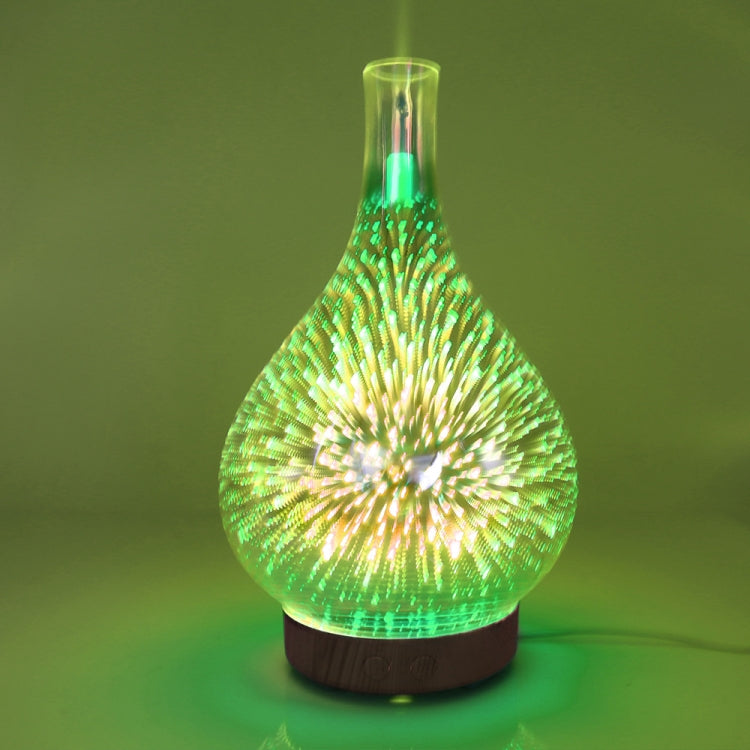 STB-XB10 3D Fireworks 7 Colors LED Night Light Air Humidifier Aroma Essential Oil Diffuser Mist Maker, US Plug, EU Plug, UK Plug, AU Plug