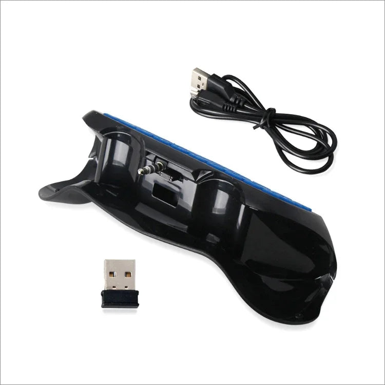 DOBE TP4-022 2.4G Wireless Controller Keyboard ABS Game Keyboard for PS4 / Slim, TP4-022
