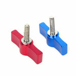 10PCS T-shaped Screw Multi-directional Adjustment Hand Screw Aluminum Alloy Handle Screw, M4, M5, M6