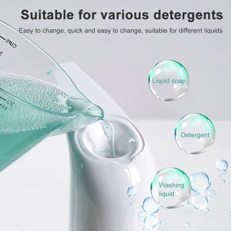 Household Bathroom Kitchen Induction Soap Dispenser, 2 PCS Soap Dispenser