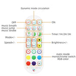 Bluetooth Suit Smart Music Sound Control Light Strip Non-waterproof 5050 RGB Colorful Atmosphere LED Light Strip With 24-Keys Remote Control, 5M 150 LEDs, 5M 300 LEDs, 10M 300 LEDs, 10M 600 LEDs, 15M 450 LEDs, 15M 270 LEDs, 20M 360 LEDs, 30M 540 LEDs