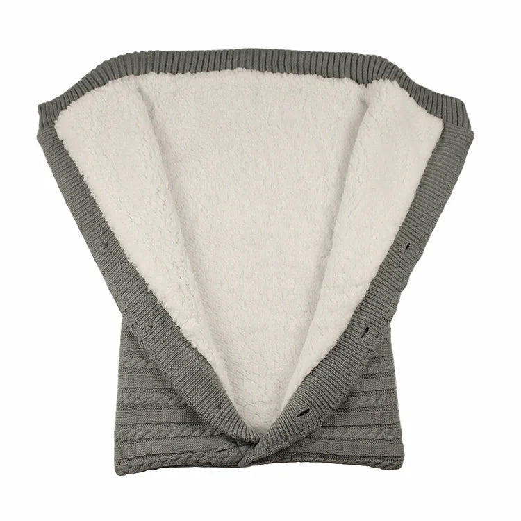 Warm Soft Cotton Knitting Envelope Newborn Baby Sleeping Bag