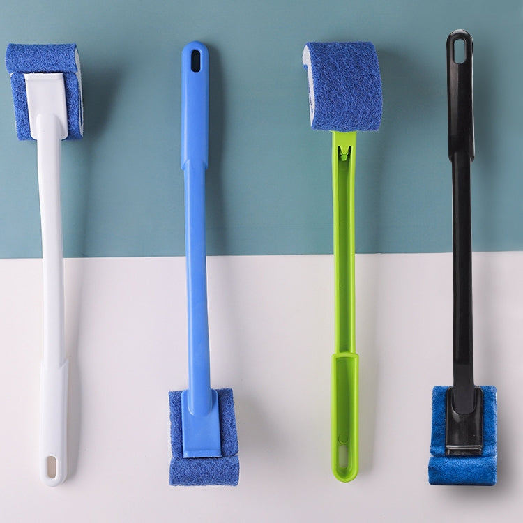 No Dead Corner Soft Bristles Disposable Toilet Brush, White, Black, Blue, Green