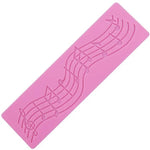 2 PCS Note Cake Decoration Silicone Mould Fondant Cake Tool Baking DIY Mould, Note Shape