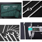 TUOSEN Manual  Hardware Tool Opening Plum Blossom Dual-use Wrench Set, 10 In 1, 12 In 1, 14 In 1, 15 In 1