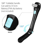 Foldable Long Handle Electric Shaver On Back, Electric Shaver