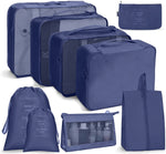 Travel Storage Bag Set Folding Storage Bag, 7 In 1, 8 In 1 Beam Mouth, 8 In 1 Cosmetic Bag, 8 In 1 Toiletry Bag, 9 In 1 Cosmetic Bag, 9 In 1 Toiletry Bag