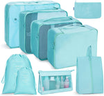 Travel Storage Bag Set Folding Storage Bag, 7 In 1, 8 In 1 Beam Mouth, 8 In 1 Cosmetic Bag, 8 In 1 Toiletry Bag, 9 In 1 Cosmetic Bag, 9 In 1 Toiletry Bag