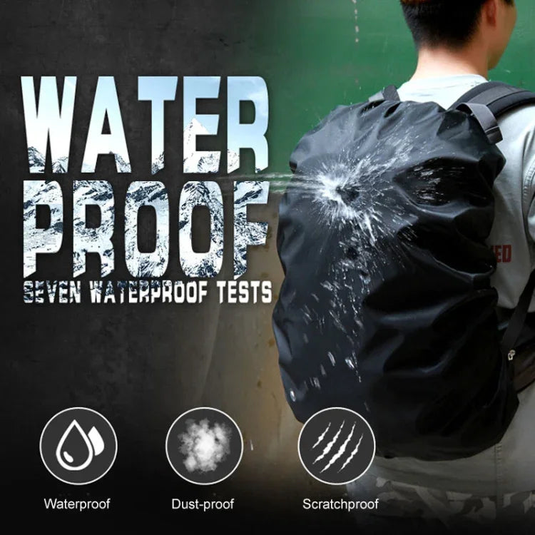 Adjustable Waterproof Dustproof Backpack  Rain Cover Portable Ultralight Protective Cover, 35L, 45L, 55-60L, 70L, 80L
