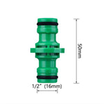 2 PCS 4 Point Two-way Pacifier Repair Extension Hose Quick Connector Plastic Garden Tool, 2pcs