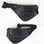 Hairdresser Hair Clipper Comb PU Leather Waist Bag Barber Shop Hair Tools