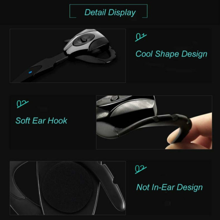 ex-01 Bluetooth 4.1 Business Hanging Ear Bluetooth Earphone