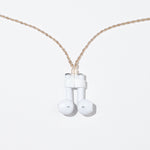 AIRPODS Wireless Headset Anti-lost Chain Strong Magnetic Sleeve Titanium Steel Stainless Steel Color Retention Anti-lost Necklace, Golden, Rose Gold, Black Gold, Steel Color