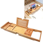 Multifunctional Telescopic Shelf Toilet Bath Tablet Phone Holder Bathroom Bathtub Holder Rack, Single Box, Double Box