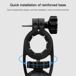 Electric Bicycle Mobile Phone Holder Can Be Rotated 360-degree Mobile Phone Holder Four-way Adjustment Bracket for Motorcycle, Handlebars, Rearview Mirrors