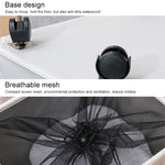 Bathroom Oxford Waterproof Dirty Clothes Laundry Foldable Storage Basket Hamper with Wheels