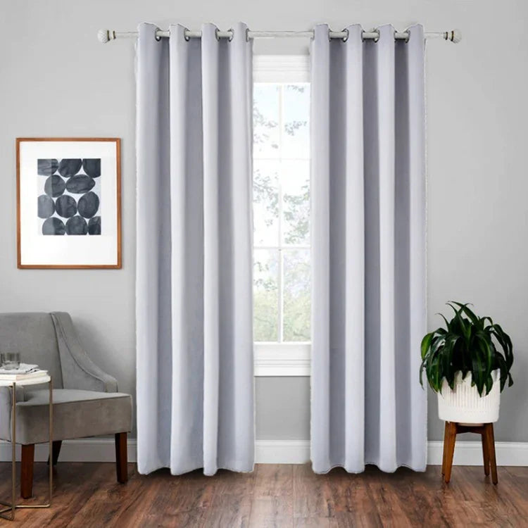 High-precision Curtain Shade Cloth Insulation Solid Curtain, 42x84 Inch（107x213CM）, 52x63 Inch（132x160CM）, 52x84（132x213）