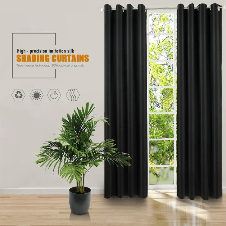 High-precision Curtain Shade Cloth Insulation Solid Curtain, 52x95 Inch（132x240CM）, 140x175, 42x63 Inch（107x160CM）, 140×240, 52×63 Inch（132×160CM）, 140x225