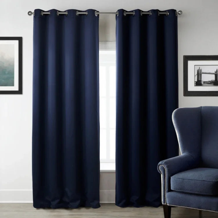 High-precision Curtain Shade Cloth Insulation Solid Curtain, 52x95 Inch（132x240CM）, 140x175, 42x63 Inch（107x160CM）, 140×240, 52×63 Inch（132×160CM）, 140x225