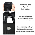 HUMRAO Winter Half-Finger Flip Cover Warm Gloves For Outdoor Sports Skiing And Cycling, L