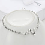 10 PCS Simple Personality Bileklik Ecg Figure Lightning Bracelet Couple Heartbeat Frequency Bracelet, black, gold, Silver