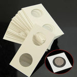 50 PCS / 3 Sets 40mm Diameter Coin Protector Square Coin Collection Paper Clip, Paper Clip