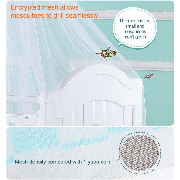 Crib Dome Lightweight Mosquito Net, 4.2x1.6 Meters Simple Door Mosquito Net, 4.5x1.7 Meters Simple Door Mosquito Net, 4.2x1.6 Meters Flower Side Mosquito Net, 4.5x1.7 Meters Flower Side Mosquito Net, 4.2x1.6 Meters Lace Mosquito Net