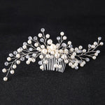 Bridal Hair Ornaments Fashion Hairwear Wedding Hair Accessories Comb for Hair Women Girl Headpiece Headdress Head Decoration Pin