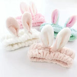 Cute Elastic Cat Ears Headbands Women Girls Makeup Face Washing Headband Hairdo Facial Mask Headwrap Hairband Hair Accessory