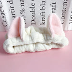 Cute Elastic Cat Ears Headbands Women Girls Makeup Face Washing Headband Hairdo Facial Mask Headwrap Hairband Hair Accessory