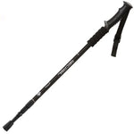 NECASIL Three-section Aluminum Alloy Straight Handle Retractable Trekking Trekking Pole, Three-section (Black), Three-section (Red), Three-section (Blue), Three-section (Silver)