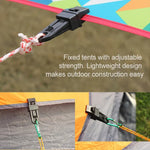 Tents Wind Rope Clamp Awnings Outdoor Camping Plastic Clip Tents Accessories