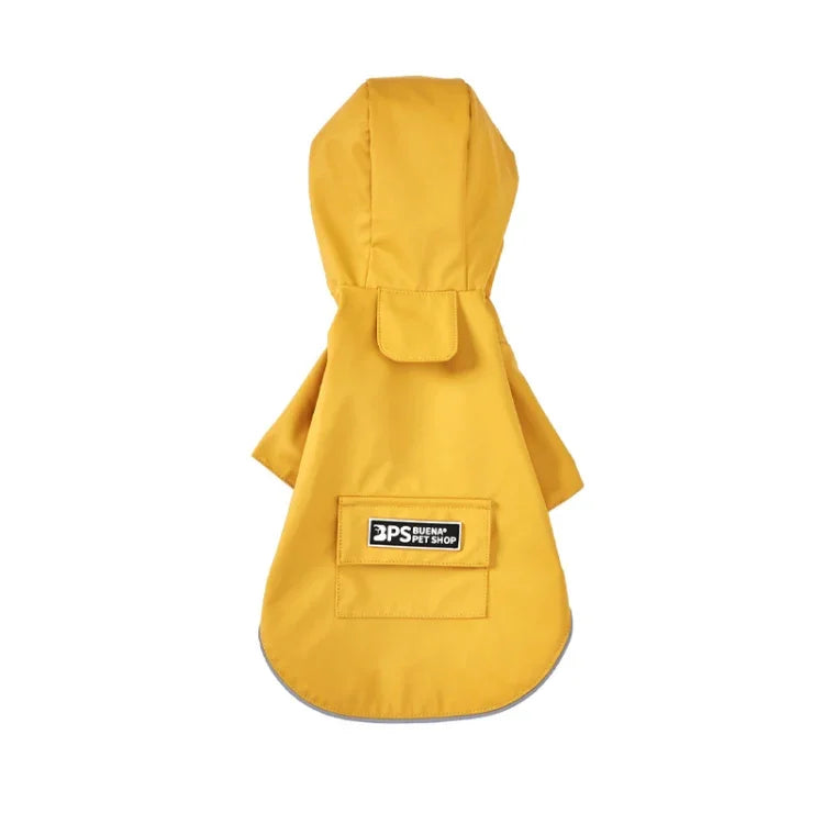 Dog Raincoat Hooded Four-Legged Clothes Waterproof All-Inclusive Small Dog Pet Raincoat, S, M, L, XL, XXL
