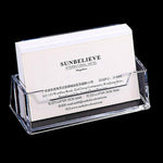 Acrylic Transparent Name Card Holder Desktop Showcase, Card Holder