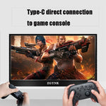 ZGYNK TPZ1303 Type-c Portable Computer Extender Display, US Plug, 11.6 inch 1920x1080, 13.3 inch 1920x1080, 13.3 inch 2560x1400, 14.1 inch 2560x1400, 15.6 inch 1920x1080, 15.6 inch 3840x2160