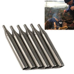 Camping Survival Blow Fire Tube Emergency Fire Starting Retractable blowpipe, 8 Sections