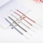 Pet Collar Diamond Elastic Cat And Dog Necklace Jewelry, S, M, L