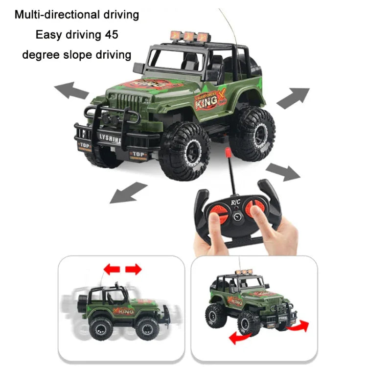 USB Charging Electric Children Remote Control Car Toys, Camouflage Convertible, Red Convertible, Red Buggy, Green Buggy, Blue Buggy