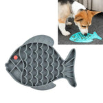 Pet Cats and Dogs Silicone Slow Food Mat Anti-choke Bowl, Fish Type, Claw Type, Flower Type