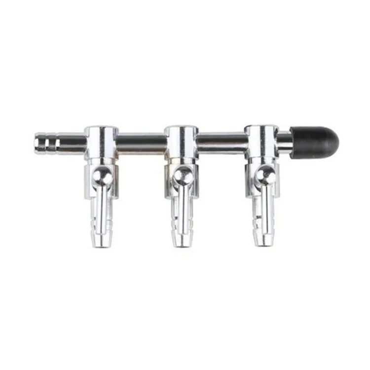 Fish Tank Oxygen Pipe Stainless Steel Distributor Oxygen Regulating Valve, One Head, Two Heads, Three Heads, Four Heads, Five Heads, Six Heads, Eight Heads, Ten Heads