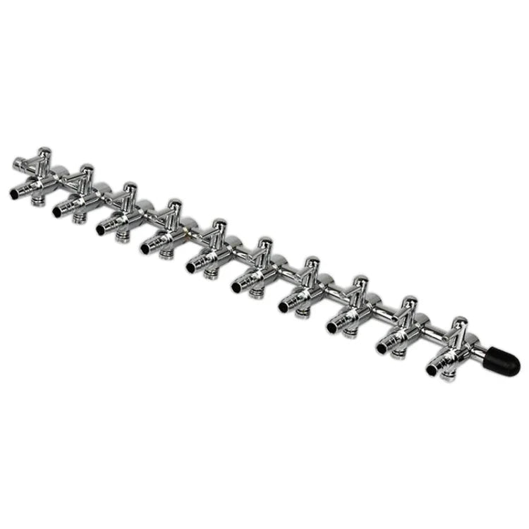 Fish Tank Oxygen Pipe Stainless Steel Distributor Oxygen Regulating Valve, One Head, Two Heads, Three Heads, Four Heads, Five Heads, Six Heads, Eight Heads, Ten Heads
