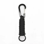 Outdoor Multifunctional Nylon Umbrella Rope Carabiner Key Chain, Nylon Umbrella Rope(Army green), Nylon Umbrella Rope(Black), Nylon Umbrella Rope(Brown), Nylon Umbrella Rope(Deep Blue)