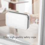 Magnetic Glass Wiper Double-Sided Magnetic Window Wiper High-Level Insulating Glass Cleaner, Specification: Rectangle 3-10mm, Rectangle 8-15mm, Rectangle 18-30mm, Rectangle 20-35mm, Rectangle 24-40mm