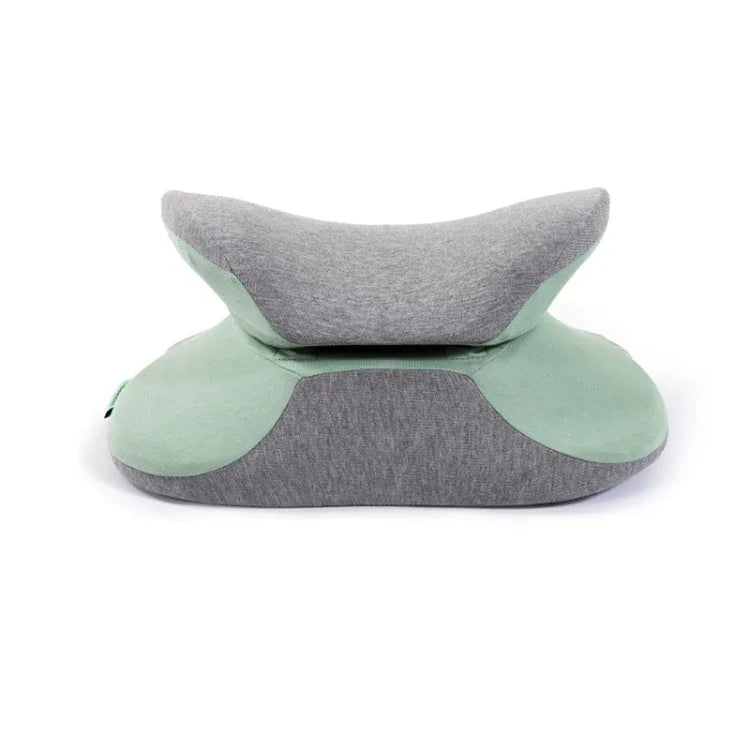 BEWALKER Multifunctional Student Portable Nap Pillow Waist Support Foldable Memory Foam Nap Pillow Office Sleeping Pillow, 38x20x15cm