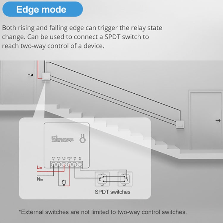 Sonoff MINIR2 Dual-Control WIFI Smart Switch DIY Small Modification Parts