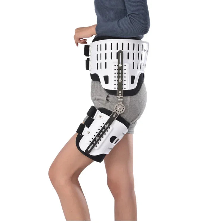 Hip Joint Paraplegia Fixation Brace Femoral Fracture Brace, Left One Size, Right One Size, Double Legs One Size