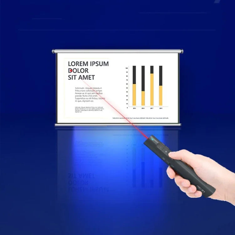 Deli 2.4G Flip Pen Business Presentation Remote Control Pen, 2801 Black (Red Light), 2801 White (Red Light), 2801G Black (Green Light), 2801G White (Green Light), TM2801 Black (Red Light), TM2801 White (Red Light)