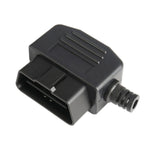 5 PCS 16PIN Car Male Connector OBD2 Connector Plug + Shell + Line Card + Screw OBD Plug J1962M, OBD Plug