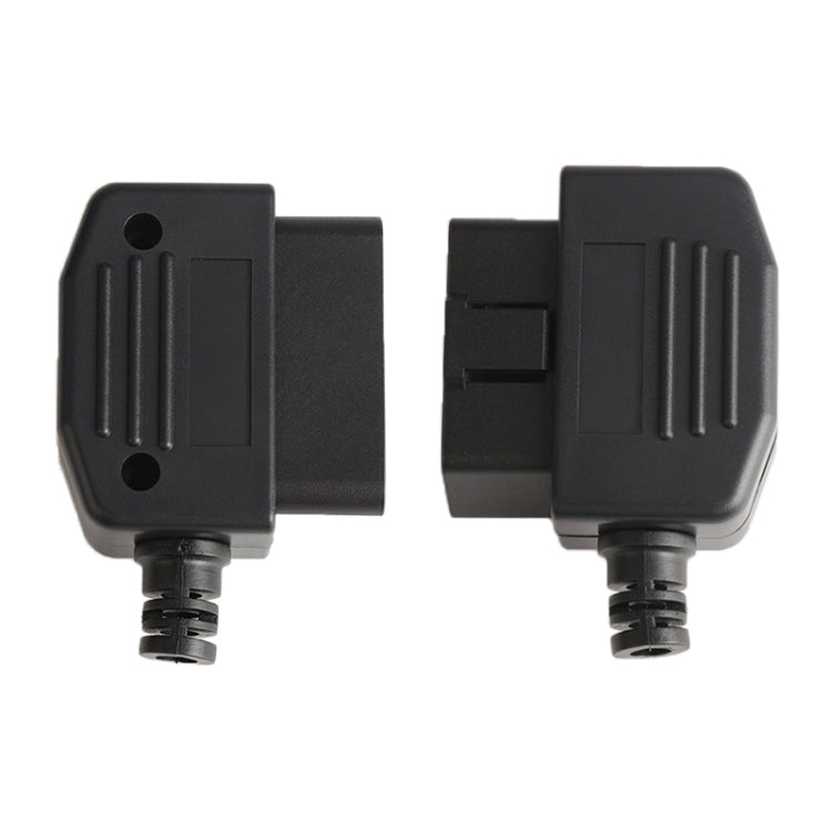 5 PCS 16PIN Car Male Connector OBD2 Connector Plug + Shell + Line Card + Screw OBD Plug J1962M, OBD Plug