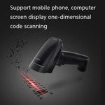 Deli  Wired And Wireless Scanner Drugstore Supermarket Catering Logistics Cash Register Scanner, 14882W (Black), 14882W (White)
